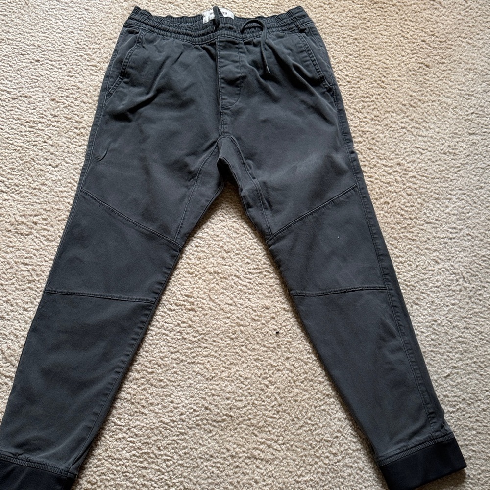Hollister Charcoal Jogger Pants for Men